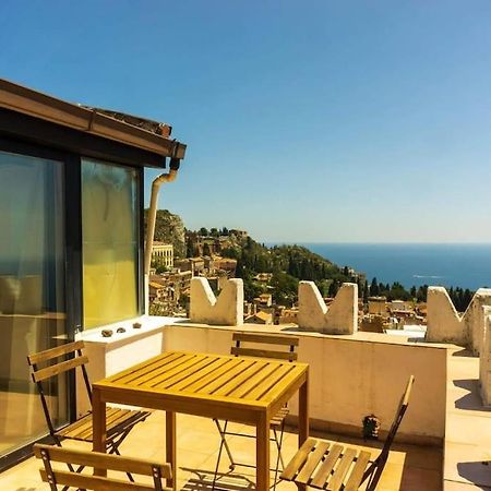 Апартаменти Glamstudio Taormina Center Amazing View On Private Terrace Homgarden Екстер'єр фото
